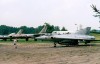Saab Draken und im hintergrund Il 28